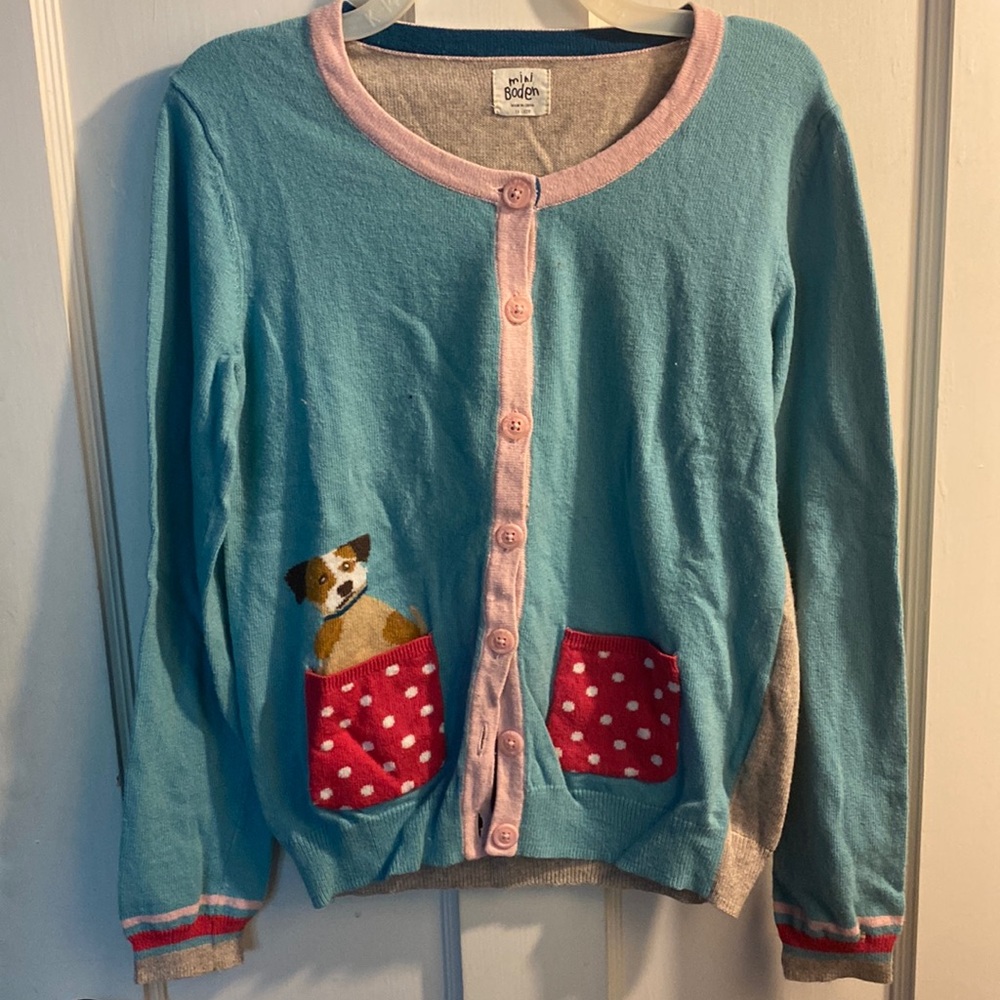 Cute cotton miniBoden sweater